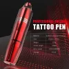 New Wireless Tattoo Pen Machine Kits Rotary Tattoo Gun 1500mAh Battery Power Supply LED Digital Display with Mix Tattoo Needles