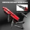 New Wireless Tattoo Pen Machine Kits Rotary Tattoo Gun 1500mAh Battery Power Supply LED Digital Display with Mix Tattoo Needles