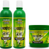 Crece Pelo 3 in 1 Combo Set Shampoo Fitoterapeutico, Rinse Fitoterapeutico, Tratamiento Fitoterapeutico