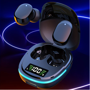 2026 Model Wireless Earbuds - LED Display, Touch Control, TWS In-Ear Design | Compatible with iOS/Android, Sleek Metallic Charging Case for Gaming & Sports